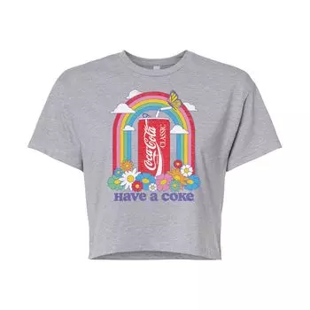 Укороченная футболка с рисунком Coca-Cola для юниоров Licensed Character, серый