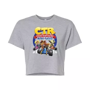 Укороченная футболка с рисунком Crash Bandicoot CTR для юниоров Licensed Character