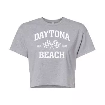Укороченная футболка с рисунком Daytona Beach для юниоров Licensed Character, серый