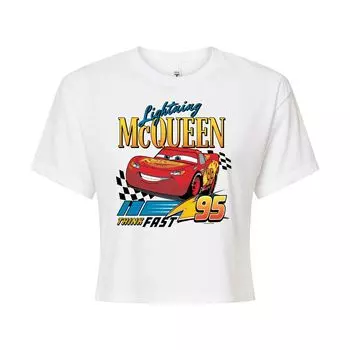 Укороченная футболка с рисунком Disney/Pixar's Cars Juniors для детей Disney, белый