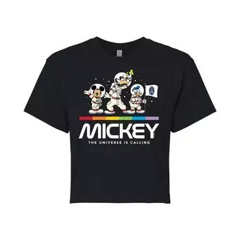Укороченная футболка с рисунком Disney's Mickey Mouse & Friends Junior's Universe Group Licensed Character