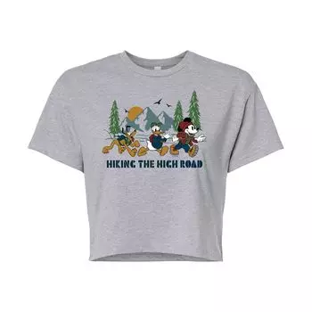 Укороченная футболка с рисунком Disney's «Микки Маус и друзья» для юниоров Hiking High Road Licensed Character