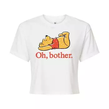 Укороченная футболка с рисунком Disney's Winnie The Juniors' Oh Disney, белый