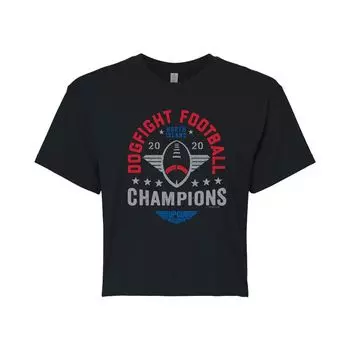 Укороченная футболка с рисунком для юниоров Top Gun "Dogfight Football" Licensed Character