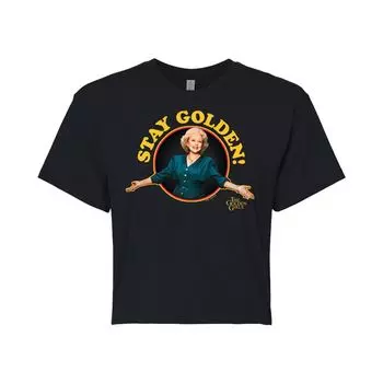 Укороченная футболка с рисунком Golden Girls Stay Golden для юниоров Licensed Character