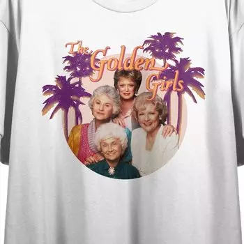 Укороченная футболка с рисунком Golden Girls Trees для юниоров Licensed Character