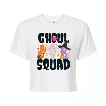 Укороченная футболка с рисунком Juniors' Care Bears Ghoul Squad Licensed Character