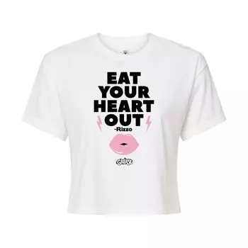 Укороченная футболка с рисунком Juniors' Grease Rizzo "Eat Your Heart Out" Licensed Character