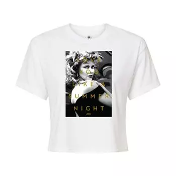 Укороченная футболка с рисунком Juniors' Grease Sandy Summer Night Licensed Character