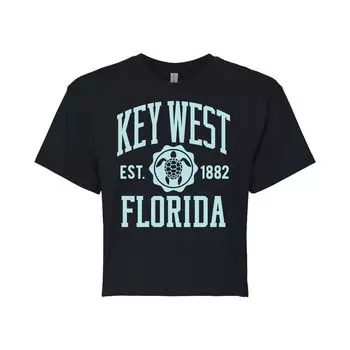 Укороченная футболка с рисунком Key West для юниоров Licensed Character