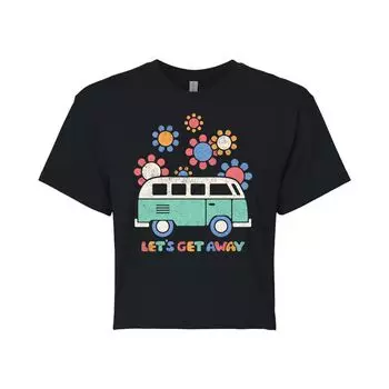 Укороченная футболка с рисунком Lets Get Away для юниоров Licensed Character