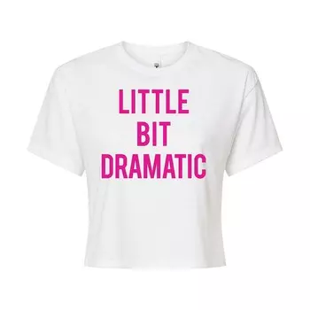 Укороченная футболка с рисунком Little Bit Drmatic для юниоров Licensed Character, белый