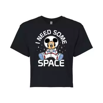 Укороченная футболка с рисунком «Микки Маус и друзья» Disney's Junior's Mickey Need Space Licensed Character