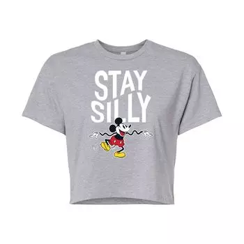 Укороченная футболка с рисунком «Микки Маус и друзья» Disney's Junior's Mickey Stay Silly Licensed Character
