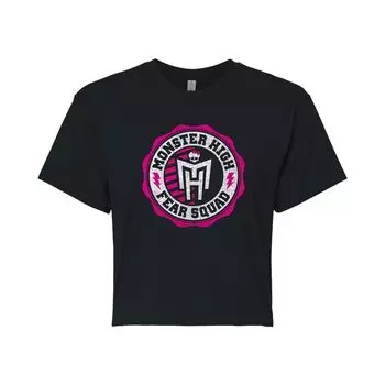 Укороченная футболка с рисунком Monster High для юниоров «Fear Squad» Licensed Character