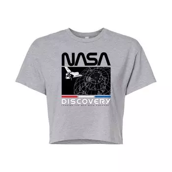 Укороченная футболка с рисунком NASA Discovery для юниоров Licensed Character