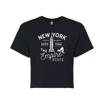 Укороченная футболка с рисунком New York для юниоров Licensed Character