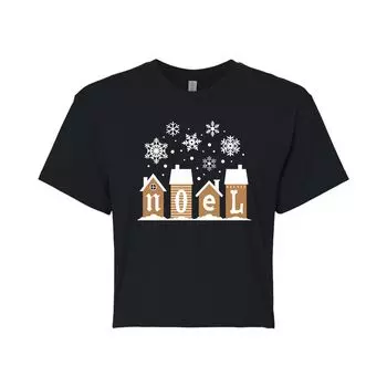 Укороченная футболка с рисунком Noel Houses для юниоров Licensed Character