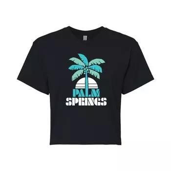 Укороченная футболка с рисунком Palm Springs для юниоров Licensed Character