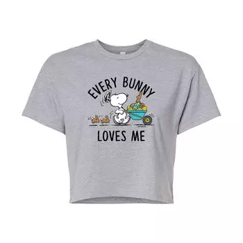 Укороченная футболка с рисунком Peanuts Every Bunny для юниоров Licensed Character