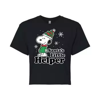 Укороченная футболка с рисунком Peanuts Helper для юниоров Licensed Character