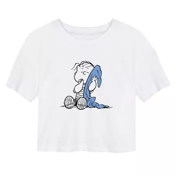 Укороченная футболка с рисунком Peanuts Linus для юниоров Licensed Character