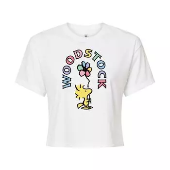Укороченная футболка с рисунком Peanuts Woodstock для юниоров Licensed Character