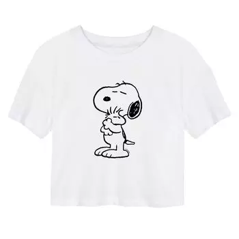 Укороченная футболка с рисунком Peanuts Woodstock для юниоров Licensed Character