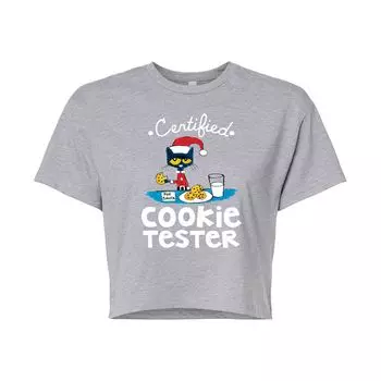 Укороченная футболка с рисунком Pete The Cat Cookie Tester для юниоров Licensed Character