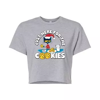 Укороченная футболка с рисунком Pete The Cat Cookies для юниоров Licensed Character