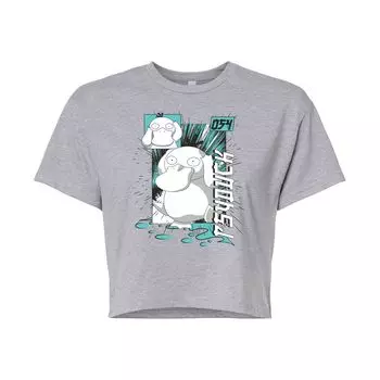 Укороченная футболка с рисунком Pokmon для юниоров Psyduck Licensed Character