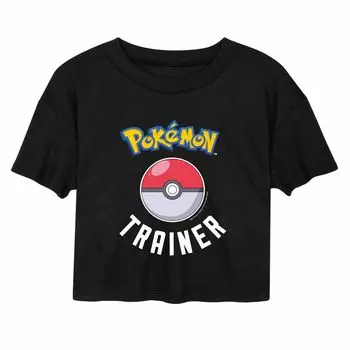 Укороченная футболка с рисунком Pokmon Trainer для юниоров Licensed Character