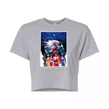 Укороченная футболка с рисунком Power Rangers Universe для юниоров Licensed Character, серый