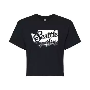 Укороченная футболка с рисунком Seattle Washington для юниоров Licensed Character