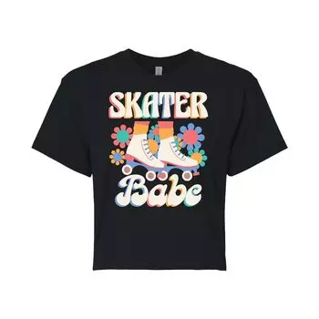 Укороченная футболка с рисунком Skater Babe для юниоров Licensed Character