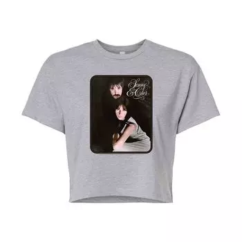 Укороченная футболка с рисунком Sonny & Cher для юниоров Licensed Character, серый