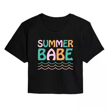 Укороченная футболка с рисунком Summer Babe для юниоров Licensed Character