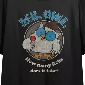 Укороченная футболка с рисунком Tootsie Pops Mr. Owl для юниоров Licensed Character