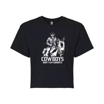 Укороченная футболка с рисунком Yellowstone RIP для юниоров "Don't Say Goodbye" Licensed Character