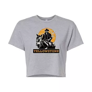 Укороченная футболка с рисунком Yellowstone RIP "Yellowstone" для юниоров Licensed Character