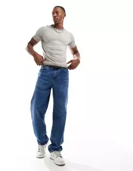 Укороченная футболка с рукавами реглан в бежевом цвете ASOS DESIGN