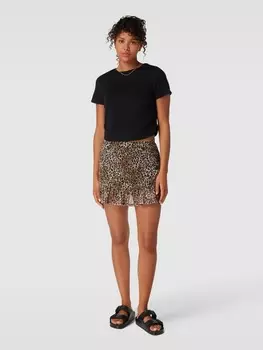 Укороченная футболка с рюшами по бокам QS by s.Oliver, черный