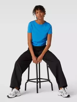 Укороченная футболка с рюшами по бокам QS by s.Oliver, синий