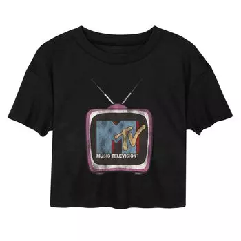 Укороченная футболка с телевизором MTV для юниоров Licensed Character