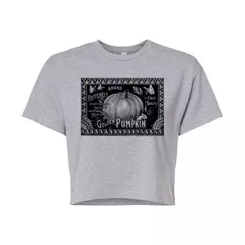 Укороченная футболка с тыквой для подростков Vintage Licensed Character