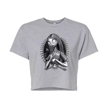 Укороченная футболка Салли Джуниорс «Кошмар перед Рождеством» от Disney, цвет Heather Gray