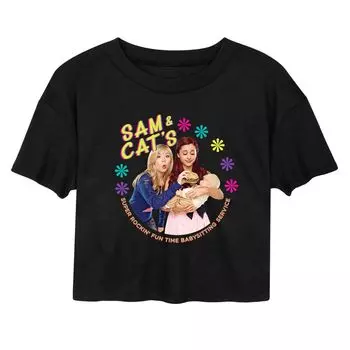 Укороченная футболка Sam And Cat Babysit для юниоров Licensed Character