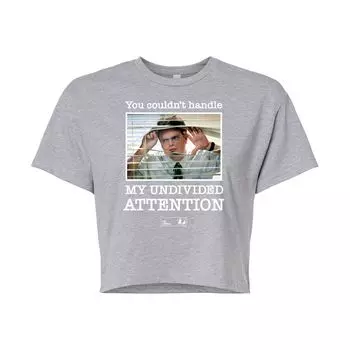 Укороченная футболка The Office Dwight Schrute для юниоров Licensed Character, серый