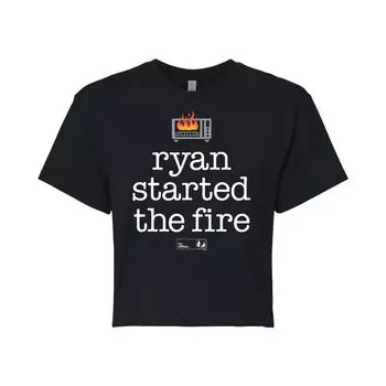Укороченная футболка The Office Ryan Fire для юниоров Licensed Character