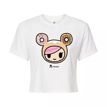 Укороченная футболка Tokidoki Donutella для юниоров Licensed Character, белый